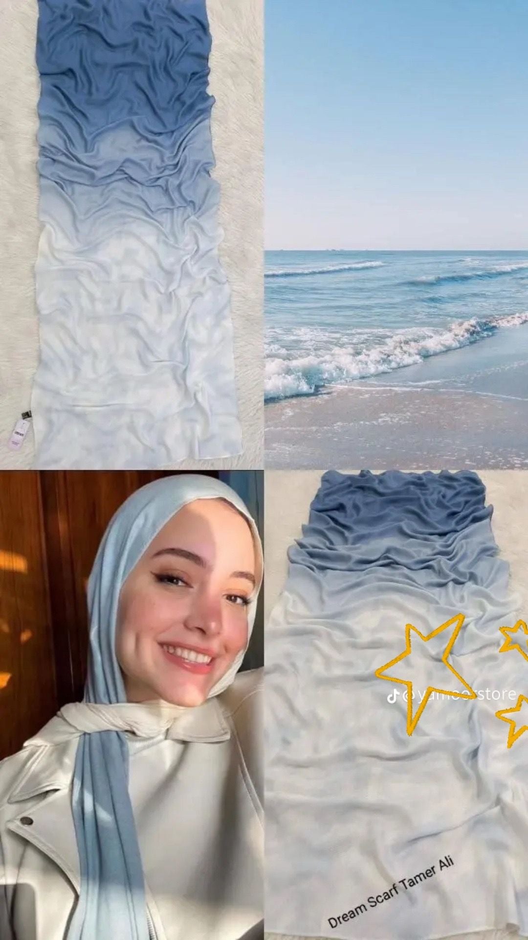 Ombre model hijab