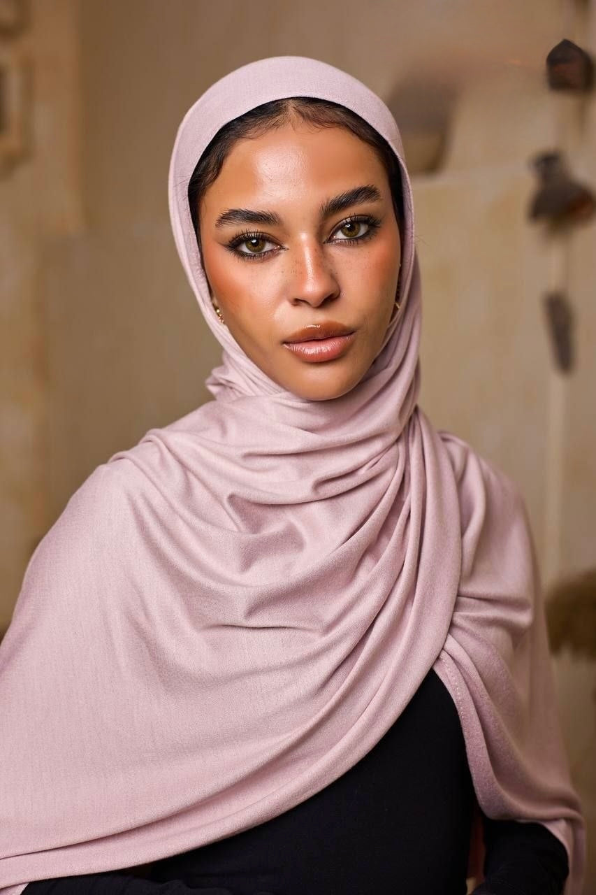 Dusty Mauve stretch jersey two piece