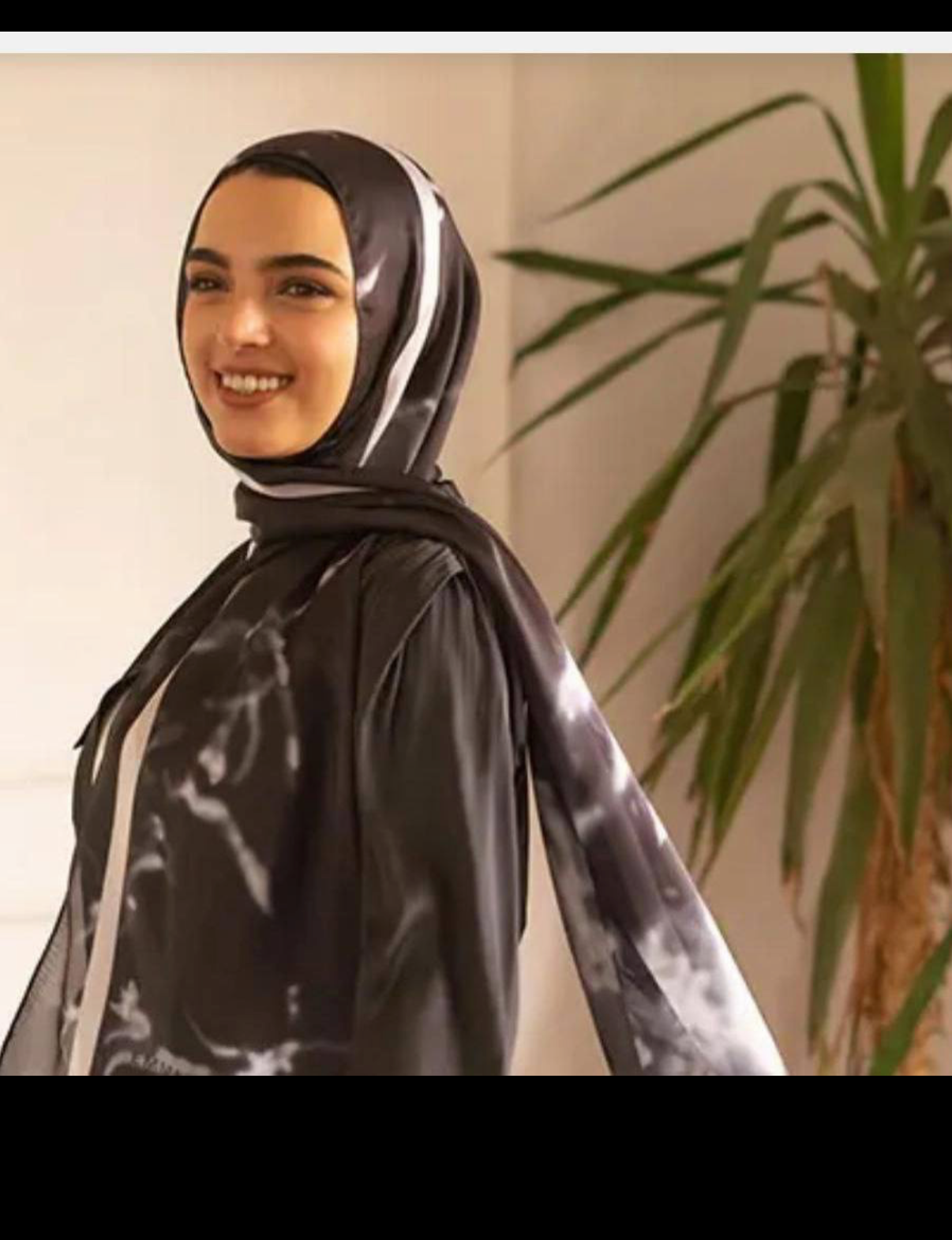 Model hijab