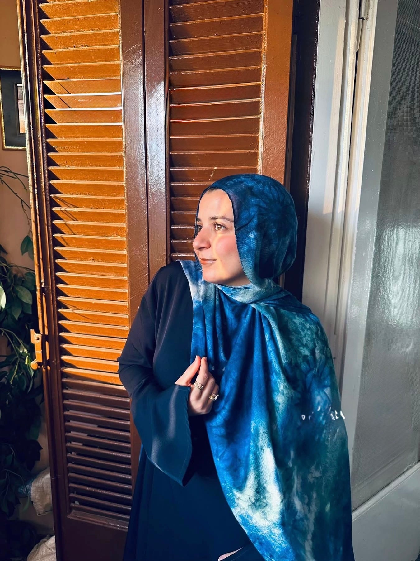 Twilight Blue model hijab