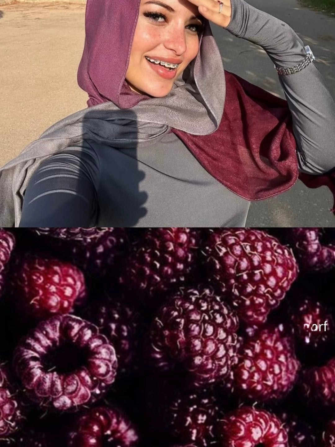 Ombre model hijab