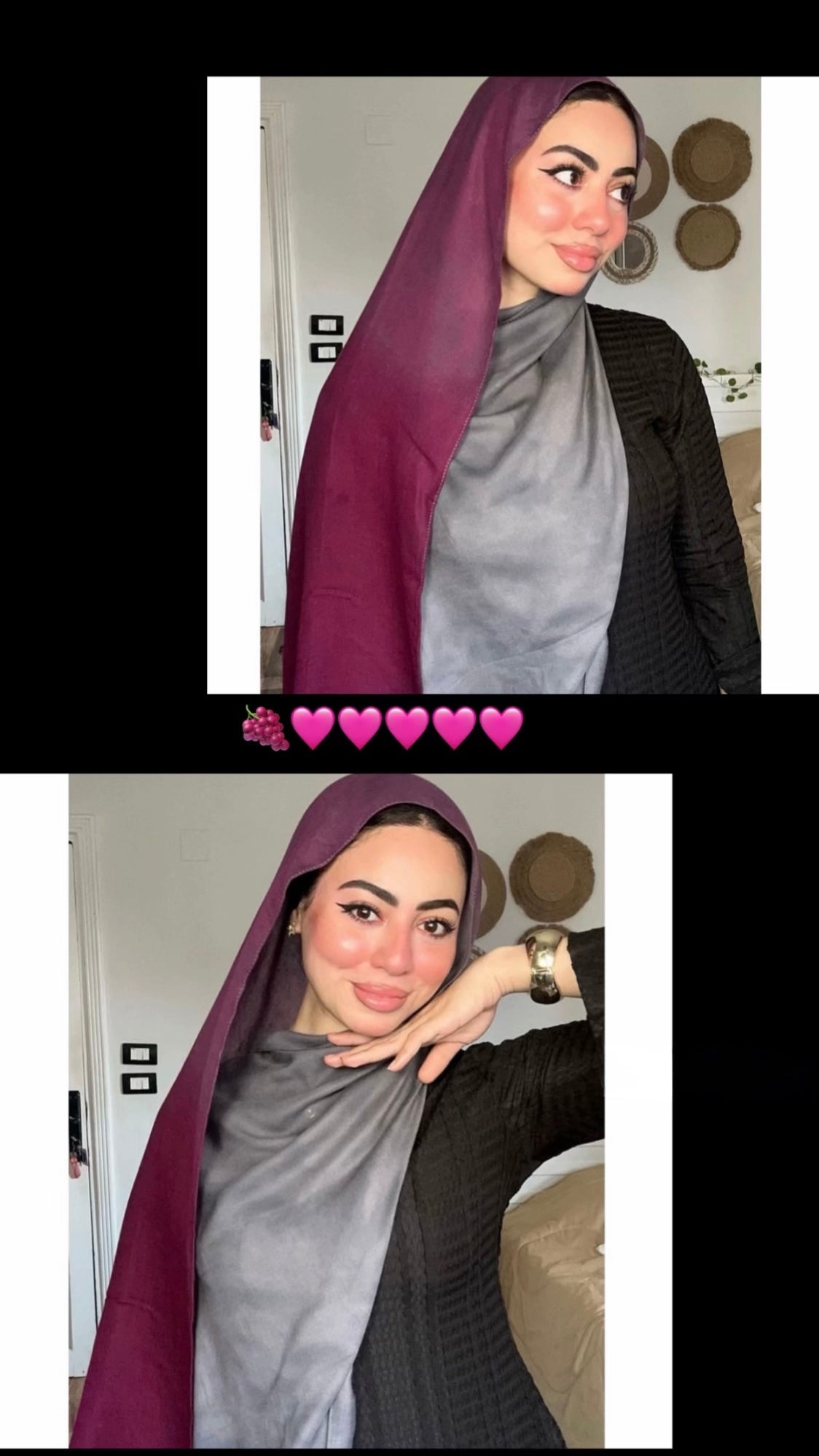 Ombre model hijab
