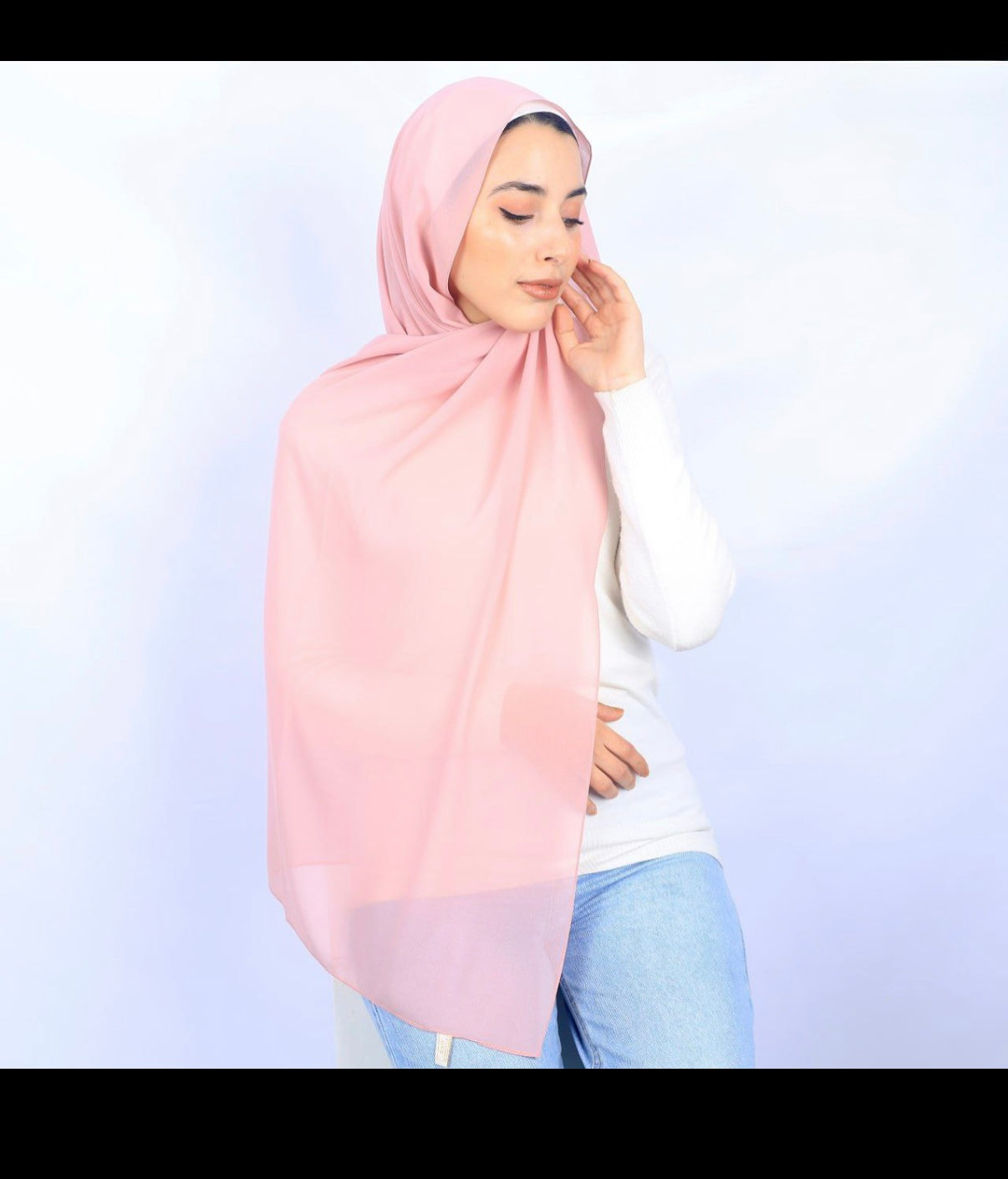 Chiffon hijab nonslip