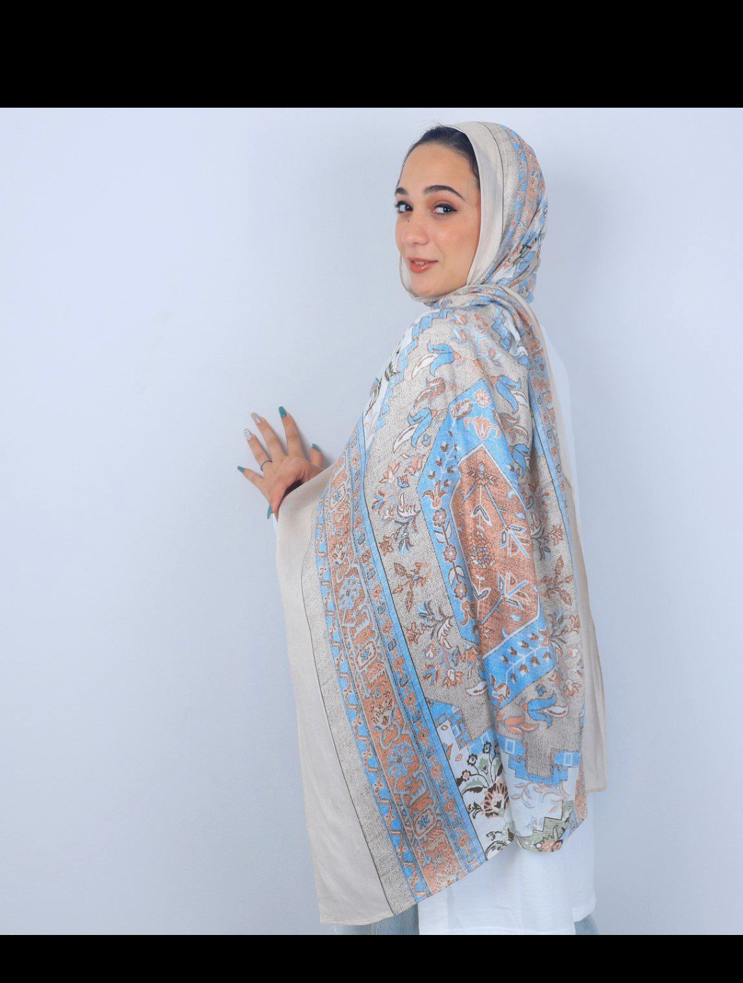 Model hijab Egyptian cotton
