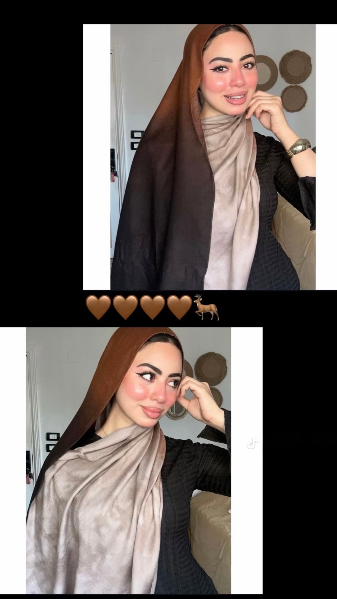Ombre model hijab