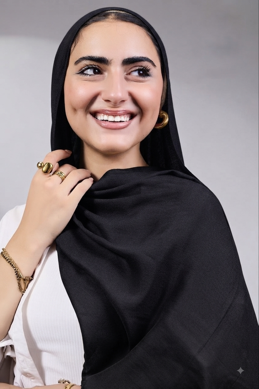 Black model hijab