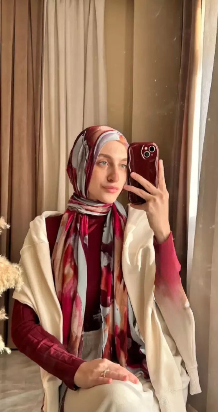 Model hijab